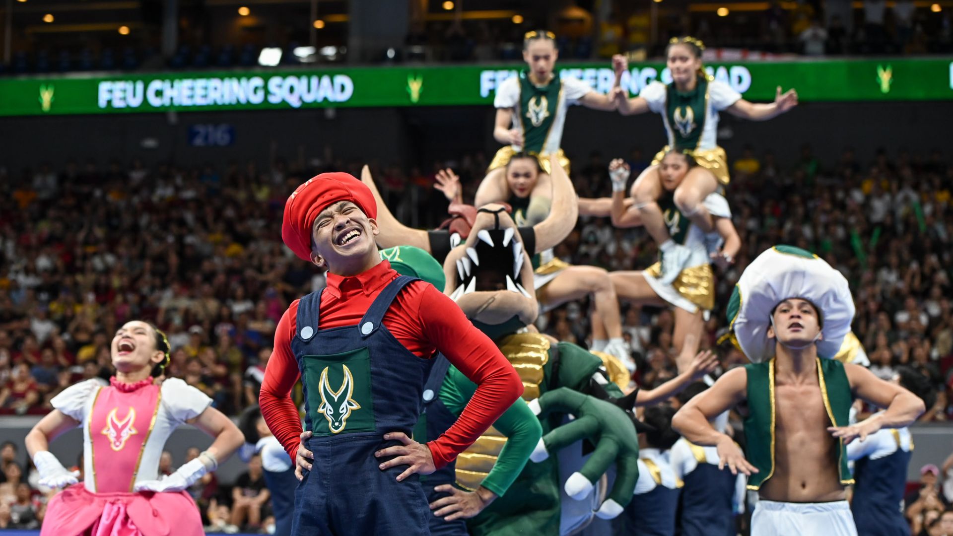 FEU Reclaims UAAP Cheerdance Title With Super Mario-themed Routine ...